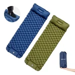 Single Flocked Camping Hiking Inflatable Mattress Foot Pump. Fixed Price $41.98.