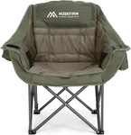 Huskfirm Oversized Camping Padded Chairs Heavy-duty Foldable. Fixed Price $117.99.