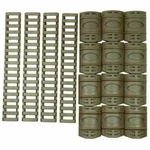 Tan Quad Rail Set - 12 Pieces Snap On + 4 7" Ladder. Fixed Price $8.50.