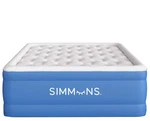 Rest Aire Mattress Bed With Side Builtin Pump And Soft Velveteen Topper 17". Fixed Price $119.63.
