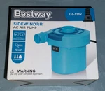 Bestway Sidewinder Ac Air Pump 110-120V Inflation And Deflation Camping New Blue. Fixed Price $12.99.