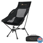 Moon Lence High Back Folding Camping Chair 330LBS Portable Compact Wide Seat Erg. Fixed Price $78.97.