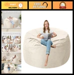 Ultra Soft Velvet 3FT Bean Bag Chair, Memory Foam Large Sofa For Dorm, Office,. Fixed Price $127.99.