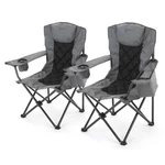 Arrowhead Outdoor 2-PACK Portable Deluxe Folding Camp Standard, Grey 2PACK. Fixed Price $155.29.