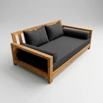 Style 4 Full Pipe Trim Daybed Mattress Cushion Bolster Complete Set AD003. Fixed Price $579.99.