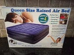 Pure Comfort Queen Size Raised Air Bed With Pump 74X60X22 Nib Nice. Fixed Price $49.99.