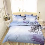 3D Sunrise Tree Sea View 6 Bed Pillowcases Quilt Duvet Cover Single Queen. Fixed Price $80.06.