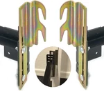 2 Pcs 711 Bed Frame Bolt Hook Conversion Brackets For Headboard With Ha. Fixed Price $17.10.
