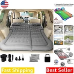 Inflatable Car Air Bed - Foldable Grey Sleeping Pad, 380LB Capacity, Durable. Fixed Price $105.11.