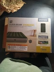 Intex 64777E Dura-beam Standard Prestige Air Mattress: Fiber-tech Twin, Green. Fixed Price $25.00.