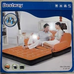 Bestway 10027 Multi-max Air Couch With Sidewinder Ac Pump, Orange New. Fixed Price $108.00.