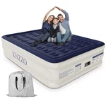 Air Mattress Queen With Built-in Pump, Blow Up Soft Flocked Top.... Fixed Price $107.67.