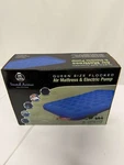 Achim Second Avenue Full Size Flocked Air Mattress And Pump 80" X 60" 9". Fixed Price $39.99.