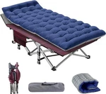 Mophoto Oversized / Standard Folding Camping Bed Padded Cot Mattress& Carry Bag. Fixed Price $59.99.