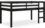 Dhp Milton Twin Loft Bed With Safety Guard Rail, Black, Space Saving Junior Size. Fixed Price $296.53.
