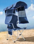 Docusvect Beach Chair With Canopy Shade, Folding Adult Size, Navy Blue. Fixed Price $132.70.