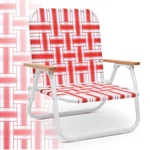 Sekey Camping Chair, Beach For Adults With Highback, Folding Lawn. Fixed Price $57.45.