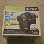 Intex Quick-fill Battery Pump AP638 66658WL Compact 420 L/min Black Camping. Fixed Price $12.98.