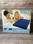 Intex Classic Downy Airbed, Queen Nib 60IN 80IN Blue Brand New. Fixed Price $16.99.