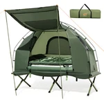 1-PERSON Waterproof Camping Tent Cot With Air Mattress, Pillow, Sleeping Bag. Fixed Price $155.99.