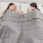 Anfie Weighted Blanket King Size For Adults (80"X87" 20LBS Grey),cooling Heav.... Fixed Price $73.95.