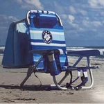 2 Tommy Bahama Backpack Beach Chairs Morning Blue New. Fixed Price $114.99.