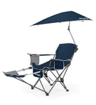 Sport-brella Reclining Beach Chair Navy. Fixed Price $149.99.