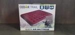 New Unopened Cedar Trail Queen Air Mattress Pump & Travel Bag 60 X 78 8.5. Fixed Price $20.90.