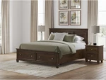 Ashley Danabrin Farmhouse King Storage Bed, No Foundation Needed, Dark Brown. Fixed Price $1863.99.