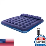 Dimar Garden King Camping Air Mattress Inflatable Bed W/pillow & Pump 80X72X9. Fixed Price $76.67.