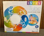 Intex Color Whirl 48" Swimming Pool Beach & Lake Inflatable Tube Float (2) - New. Fixed Price $10.00.