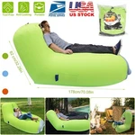 Sleeping Bag Lazy Chair Inflatable Lounge Beds Beach Sofa Water Float Us. Fixed Price $37.50.