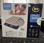 Serta 16" Raised Queen Air Bed Mattress Wt Built-in Pump 500 Lb Capacity. Fixed Price $79.95.