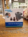 Summer Waves Quick Set Pro Electric Pump With 3-IN-1 Nozzle Nib Please Read. Fixed Price $10.00.