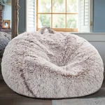 Fluffy Stuffed Animal Storage Bean Bag Chair Cover (no Filler), Faux Fur Comf.... Fixed Price $40.33.