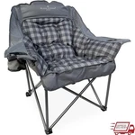 Oversized Outdoor Folding Chair Camp Heavy Duty Portable W/ Cup Holders Us. Fixed Price $128.24.