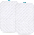 Soft Bassinet Mattress Pad Cover Fits Gofirst/milliard Bedside Waterproof 2 Pack. Fixed Price $21.99.