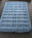 Used Queen Size Aerobed Air Mattress W/built In Electric Pump. Fixed Price $25.00.