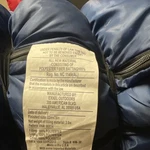 Exxel Outdoors Rectangular Blue Polyester Sleeping Bag 33 75 WM-30. Fixed Price $10.00.