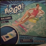 H2O Go Bestway Kool Lounge Chair Mat Pool Water Float Toy 65 X 35. Fixed Price $17.00.