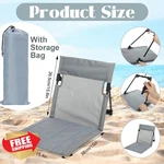 Karenhi 2 Pcs Foldable Poolside Chairs Light Gray. Fixed Price $55.99.