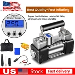 Heavy Duty Portable Air Compressor Car Tire Inflator Electric Pump Auto 12V. Fixed Price $26.89.