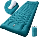 Inflatable Camping Sleeping Pad 4" Extra Thick Mat Pillow Ultralight Compact. Fixed Price $55.40.