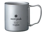Snow Peak Titanium Double Mug Capacity 300ML Folding Handle MG-052FHR. Fixed Price $101.71.