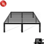 14" Metal Queen Bed Frame With Storage Steel Slat Support Black. Fixed Price $50.00.