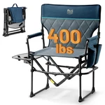 Timber Ridge Aluminum Camping Directors Chair With Side Table Large, Blue. Fixed Price $131.77.