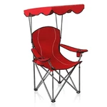 Folding Camping Chair 350 Lb Capacity Adjustable Sunshade Red Alpha Heavy. Fixed Price $74.99.