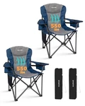 Kingcamp Oversized Camping Chair With Large, 2 Pack-blue/mediumgrey. Fixed Price $192.79.