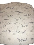 Pottery Barn Kids Forest Fox Crib Toddler Bed Fitted Sheet Gray Blue Moon Stars. Fixed Price $24.99.