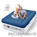 Moko Air Mattress Queen With Built In Pump, 18''. Fixed Price $64.27.
